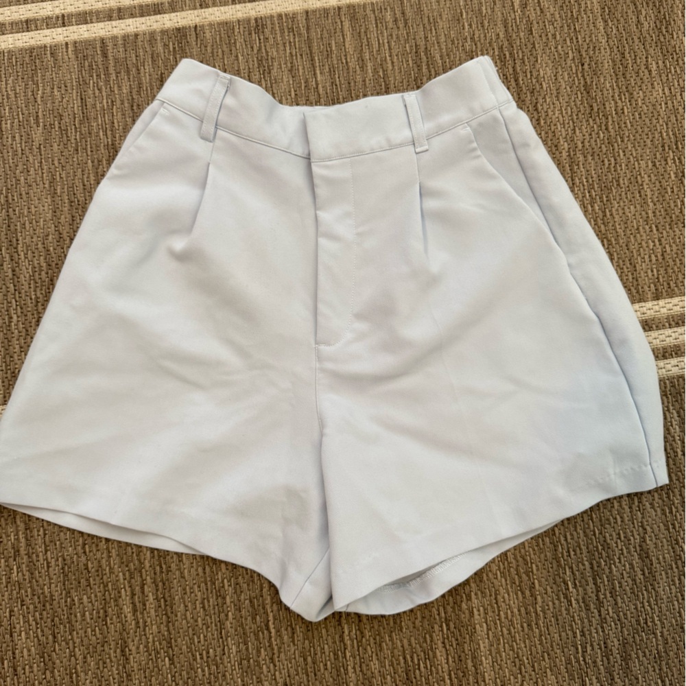 Abercrombie & Fitch Women's High Waist Light Blue Shorts Small